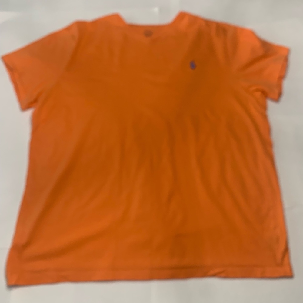Polo Ralph Lauren VNeck T-shirt Orange Men’s Size XXL